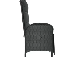 vidaXL Garten-Relaxsessel mit Kissen 2 Stk. Poly Rattan Schwarz* Sale