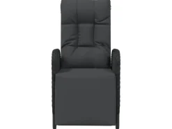 vidaXL Garten-Relaxsessel mit Kissen 2 Stk. Poly Rattan Schwarz* Sale