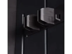 Besen|Gartenschränke|vidaXL Gartenschrank Schwarz 65x45x172 cm PP Rattan