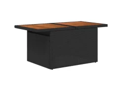 Outdoor Whirlpools|vidaXL Garten-Sofa-Set mit Speicher 9-Tlg Schwarz Poly Rattan 3358294