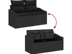 vidaXL Garten-Sofa-Set 9-Tlg 3356483* Outlet