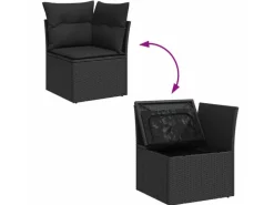 vidaXL Garten-Sofa-Set 9-Tlg 3356483* Outlet