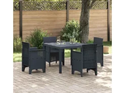 vidaXL Gartentisch 100 x 100 x 73 cm Poly-Rattan 871680* Best
