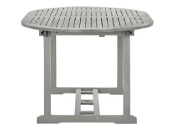vidaXL Gartentisch Grau 200x100x75 cm Massivholz Akazie 47277* New