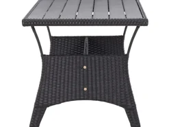 Gartentische|vidaXL Gartentisch 120x70x66 cm Poly Rattan 316585