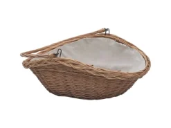 vidaXL Holzkorb mit Tragegriff 57x 46x 52 cm Braun Weide 286987* Discount