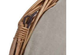 vidaXL Holzkorb mit Tragegriff 57x 46x 52 cm Braun Weide 286987* Discount