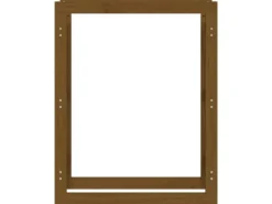 vidaXL Kaminholzregal Honigbraun 80x25x100 cm Massivholz Kiefer* Sale