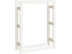 Kaminholzregale|vidaXL Kaminholzregal 80x25x100 cm Massivholz Kiefer 822418