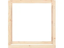 vidaXL Kaminholzregal 100x25x100 cm Massivholz Kiefer 822422* Clearance