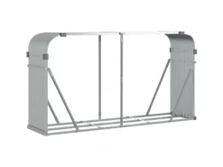 vidaXL Kaminholzunterstand n 180x45x100 cm Verzinkter Stahl 364594*