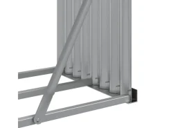 vidaXL Kaminholzunterstand n 180x45x100 cm Verzinkter Stahl 364594*