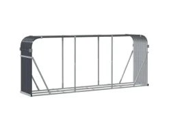 Kaminholzregale|vidaXL Kaminholzunterstand 234x45x100 cm Verzinkter Stahl 364565