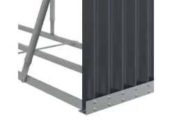 Kaminholzregale|vidaXL Kaminholzunterstand 234x45x100 cm Verzinkter Stahl 364565