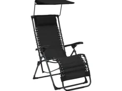 vidaXL Liegestuhl Klappbar Textilene 312467* Discount