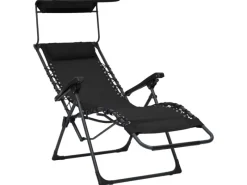 vidaXL Liegestuhl Klappbar Textilene 312467* Discount