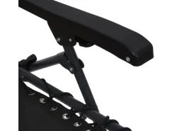 vidaXL Liegestuhl Klappbar Textilene 312467* Discount