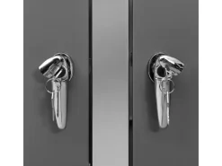 vidaXL Mülltonnenbox für 2 Tonnen Edelstahl 138x77,5x115,5 cm Edelstahl* Outlet