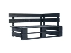 Lounge-Gartenmöbel|vidaXL Outdoor-Eckbank Paletten Holz 45763