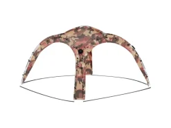 Outdoor Whirlpools|vidaXL Partyzelt mit LED und 4 Seitenwänden 3,6x3,6x2,3 m Tarnfarben