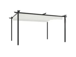 vidaXL Pavillon mit Ausziehbarem Dach 4x3 m Creme* Online