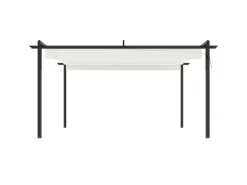 vidaXL Pavillon mit Ausziehbarem Dach 4x3 m Creme* Online