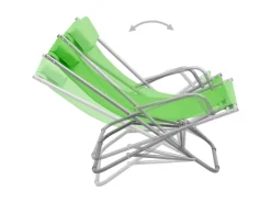 vidaXL Schaukelstühle 2 Stk. Stahl Grün* Online