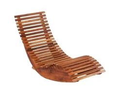 vidaXL Schaukelstühle Sonnenliegen 2 Stk Akazienholz 277093* Outlet
