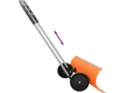 vidaXL Schneeschieber mit Teleskopgriff Orange 96 cm Stahl* Sale