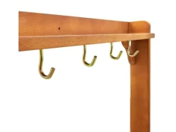 vidaXL Servierwagen Akazienolz Massiv 92 x 43,5 x 141,5 cm* Clearance