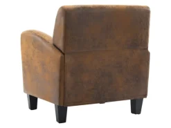 Sitzkissen|vidaXL Sessel Braun Kunstleder Wildleder-Optik