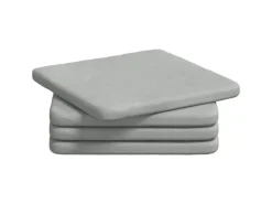 vidaXL Sitzkissen 4 Stk 40 x 40 x 3 cm Samt 42015206* Best