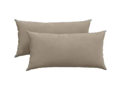 vidaXL Sofakissen 2 Stück 80 x 40 cm Stoff 42013725* Best