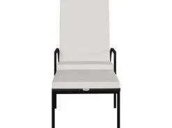 Sonnenliegen|vidaXL Sonnenliege mit Fußhocker PE-Rattan 317629