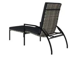 Sonnenliegen|vidaXL Sonnenliege mit Fußhocker PE-Rattan 317630