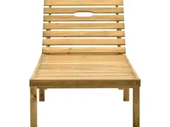 Sonnenliegen|vidaXL Sonnenliege mit er Auflage Imprägniertes Kiefernholz 3065850