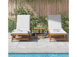 Sonnenliegen|vidaXL Sonnenliegen 2 Stk Massivholz Akazie 3325193