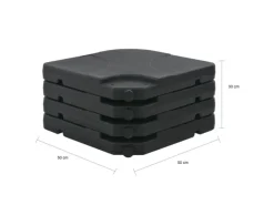 vidaXL Sonnenschirm mit Tragbarem Sonnenschirmständer Taupe 276349*