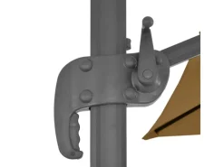 vidaXL Sonnenschirm mit Tragbarem Sonnenschirmständer Taupe 276349*