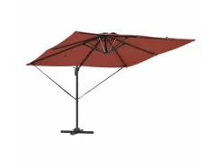 Sonnenschirme|vidaXL Sonnenschirm Terrakotta 286 x 285 x 270 cm Aluminium 42003326