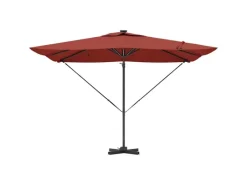 Sonnenschirme|vidaXL Sonnenschirm Terrakotta 286 x 285 x 270 cm Aluminium 42003326