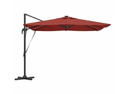 Sonnenschirme|vidaXL Sonnenschirm Terrakotta 286 x 285 x 270 cm Aluminium 42003326