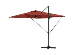 Sonnenschirme|vidaXL Sonnenschirm Terrakotta 286 x 285 x 270 cm Aluminium 42003326