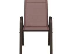 Gartenstühle|vidaXL Stapelbare Gartenstühle 4 Stk Textilene 318782