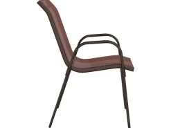 Gartenstühle|vidaXL Stapelbare Gartenstühle 4 Stk Textilene 318782