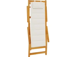 vidaXL Strandstühle 2 Stk Klappbar Akazienholz & Textilene 3325142* Discount