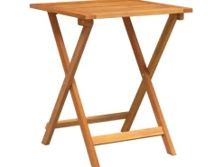 vidaXL 3-Teiliges Klappbares Bistro-Set mit Kissen aus Echtem Akazienholz 4105510* Discount