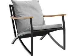 Balkonmöbel|Gartenmöbel-Sets|vidaXL 4-Tlg Balkonmöbel Set mit Kissen Schwarz Stahl 4009305