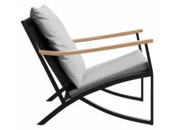 Balkonmöbel|Gartenmöbel-Sets|vidaXL 4-Tlg Balkonmöbel Set mit Kissen Schwarz Stahl 4009305