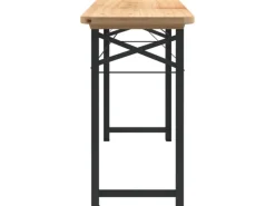 vidaXL 3-Tlg Biertisch-Set Klappbar Massivholz Tanne 363112* Online